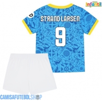 Camisa de time de futebol Wolves Jorgen Strand Larsen #9 Replicas 3º Equipamento Infantil 2025-26 Manga Curta (+ Calças curtas)